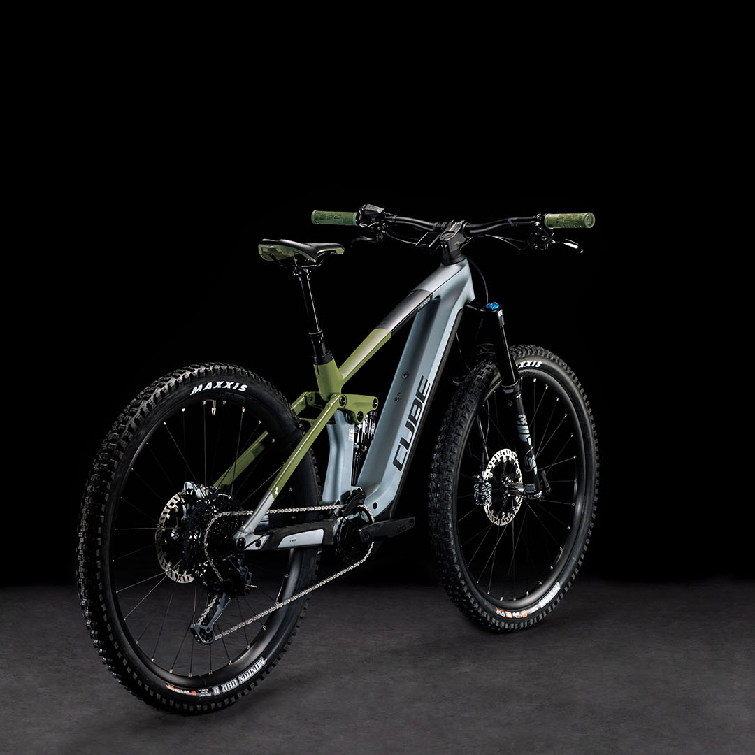 Bicicleta CUBE Stereo Hybrid 140 HPC TM 750 29 flashgrey & olive 2023