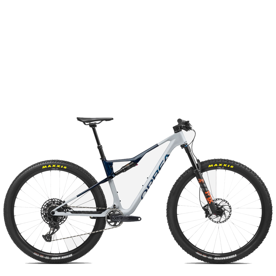 Bicicleta Orbea OIZ M21 Halo Silver / Blue Carbon 2023