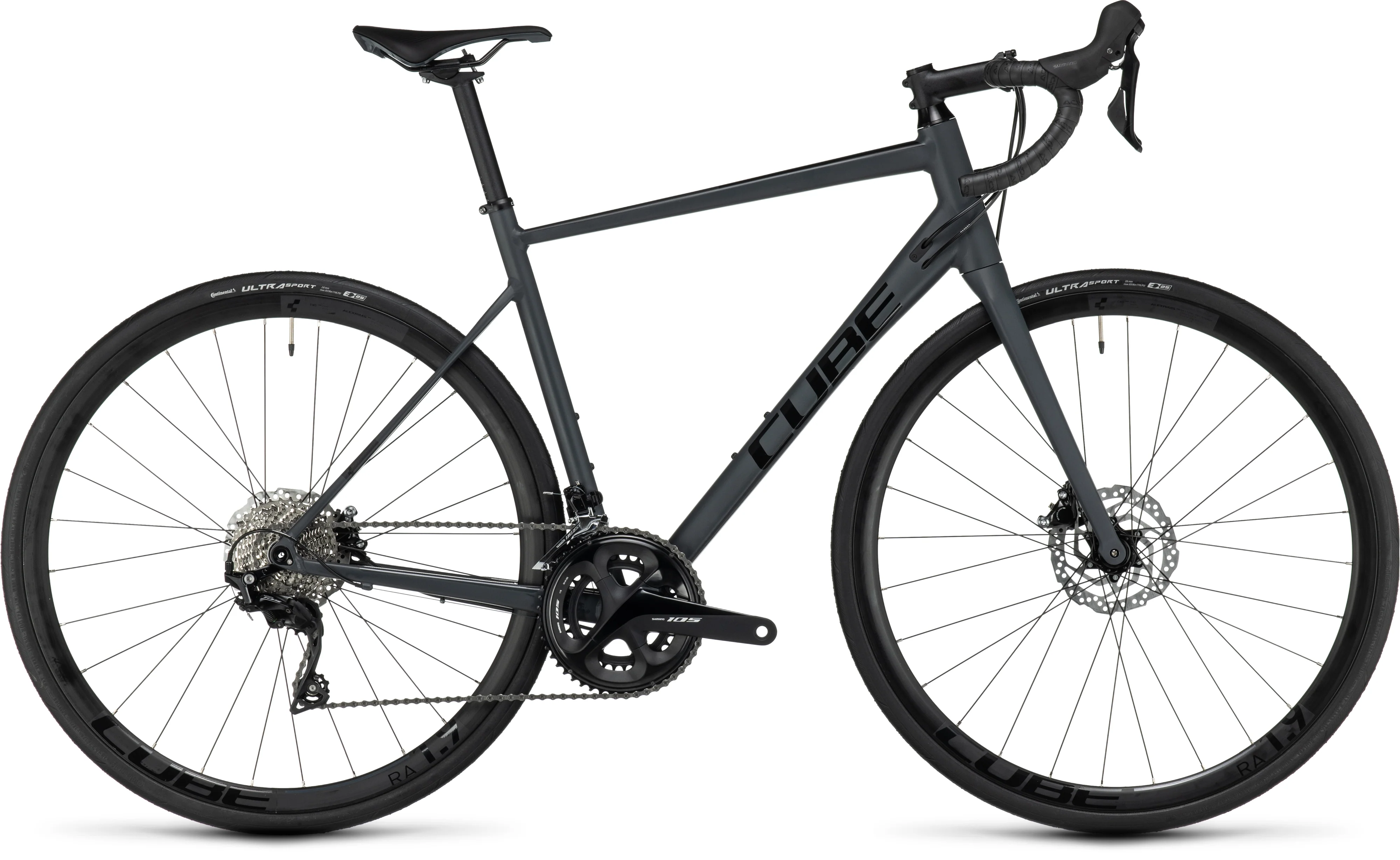 Bicicleta de Ruta CUBE Attain SLX grey & black