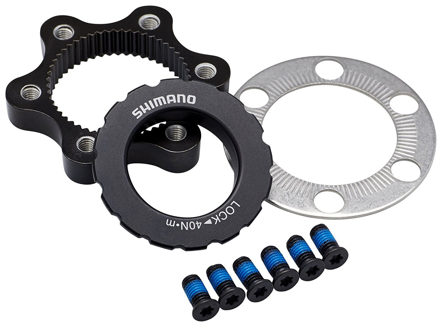 Adaptador Shimano para discos de freno Center Lock a 6 Tornillos