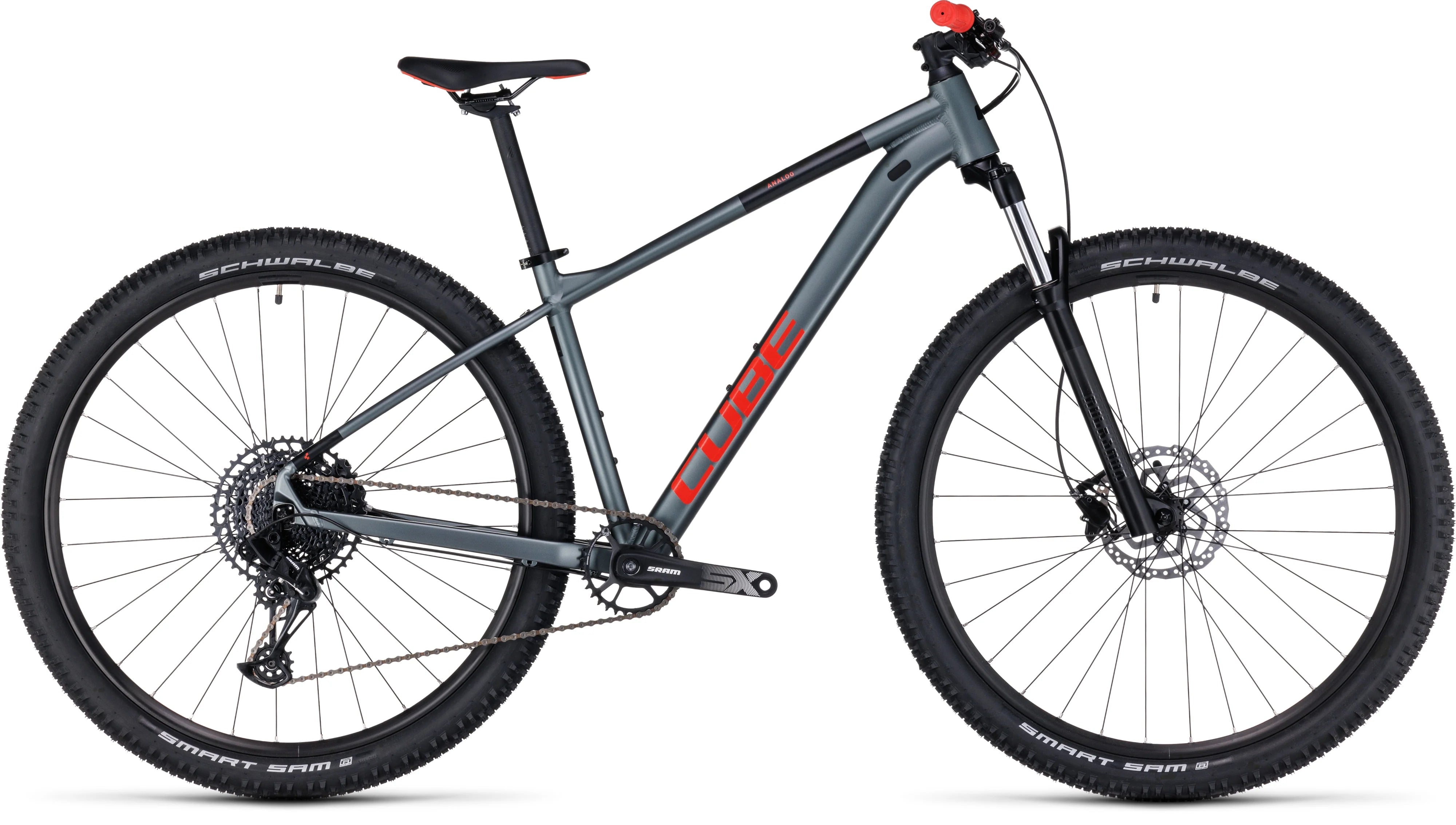 Bicicleta de monta a CUBE Analog 2022 Flashgrey n Red Bike MTB