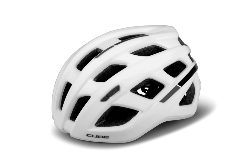 Casco CUBE ROAD RACE - Blanco/Gris