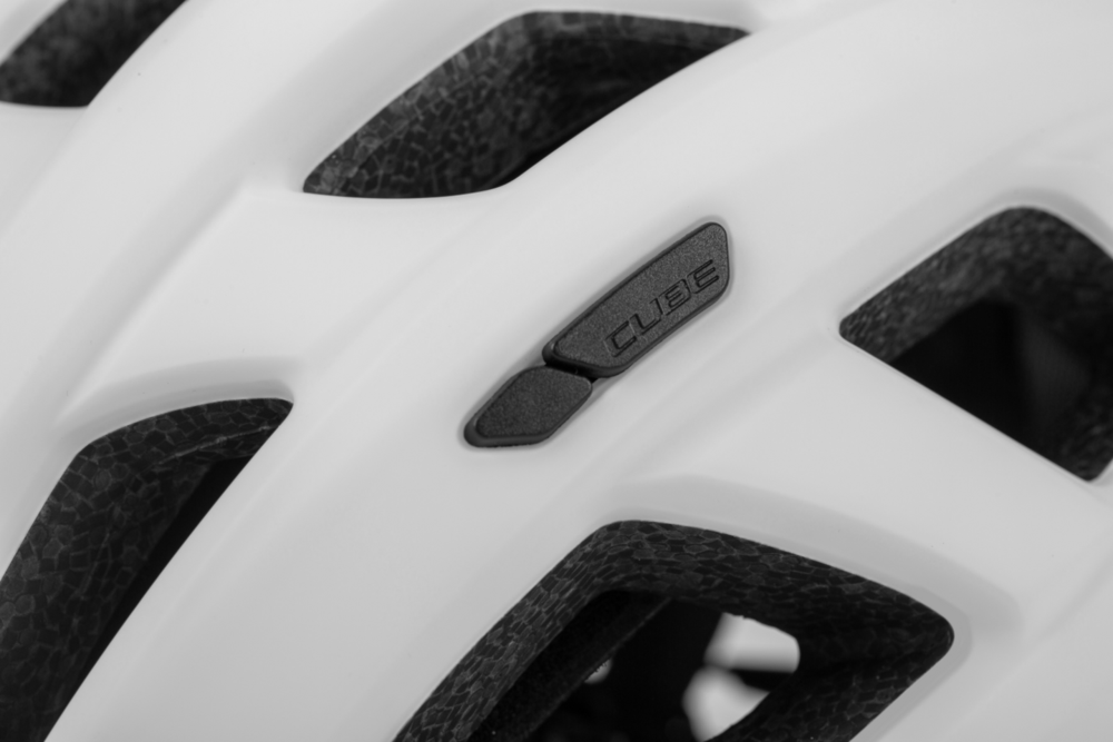 Casco CUBE ROAD RACE - Blanco/Gris