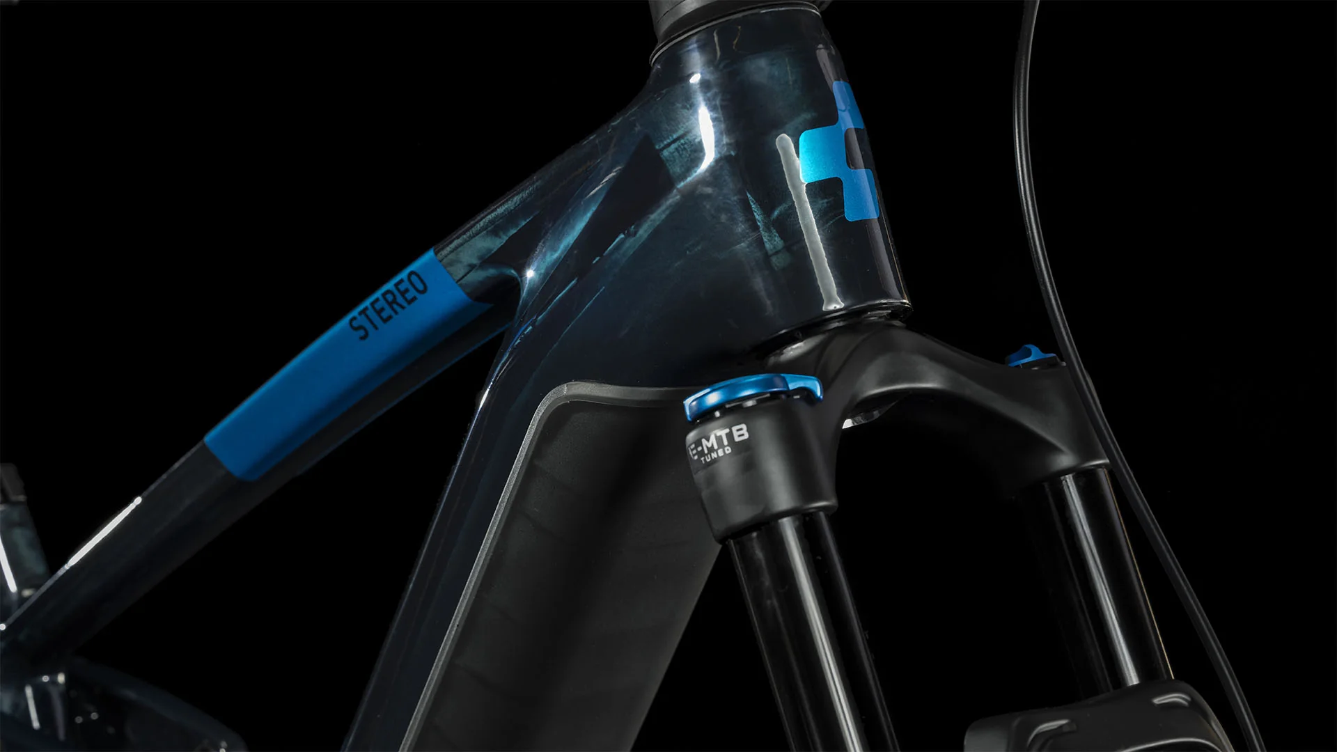 Bicicleta CUBE Stereo Hybrid 140 HPC SLX 750 29 liquidblue & blue 2023