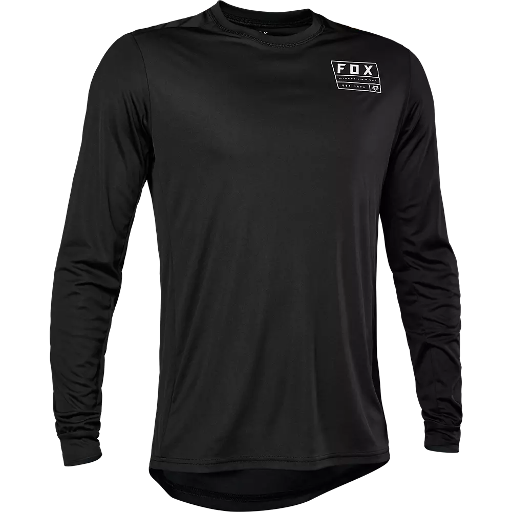 Jersey FOX Ranger Swath Manga Larga Negro Zero Bike Store