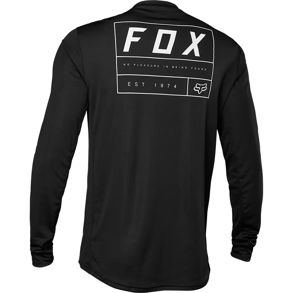 Jersey FOX Ranger Swath Manga Larga Negro Zero Bike Store